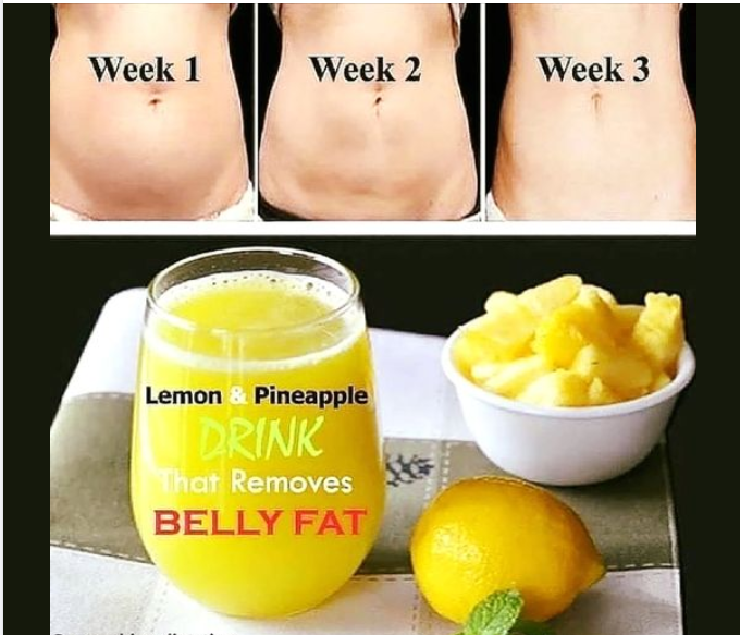 The Power of Lemon Pineapple Juice: A Refreshing Solution for Belly Fat Reduction