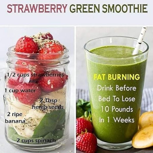 Strawberry Green Smoothie for Weight Loss: A Simple Recipe to Shed Pounds Naturally