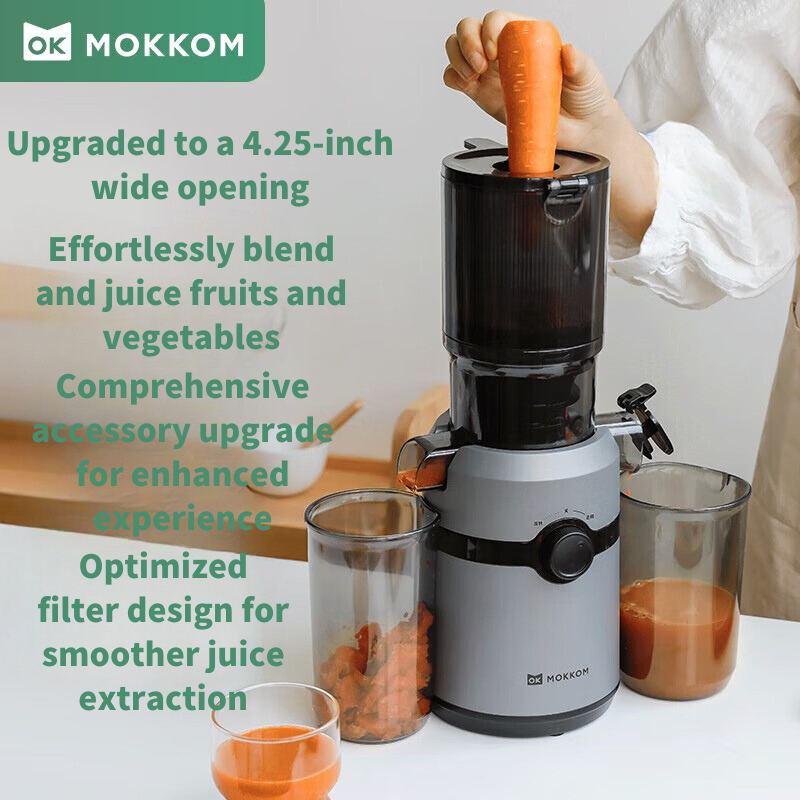 MOKKOM M5 Cold Press Slow Juicer