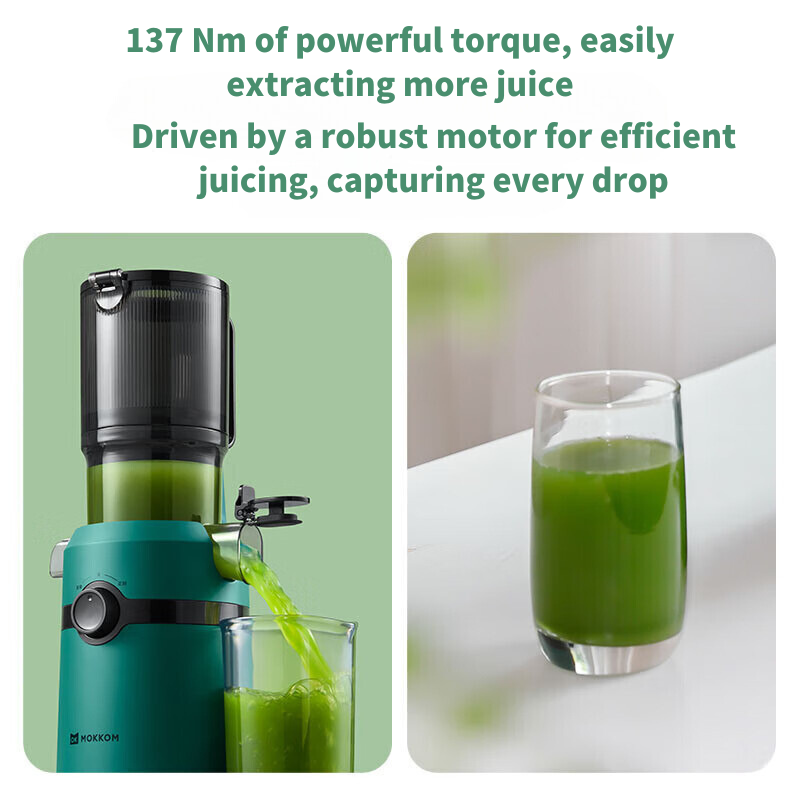 MOKKOM M5 Cold Press Slow Juicer